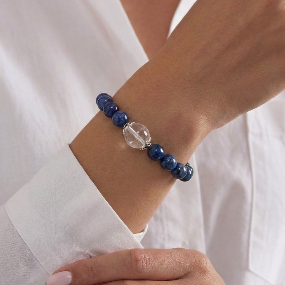 Rose Quartz Kyanite Love Harmony Bracelet