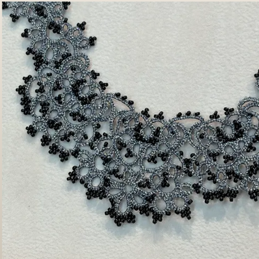 Handmade Vintage Weave Artisan Necklace Earring Set