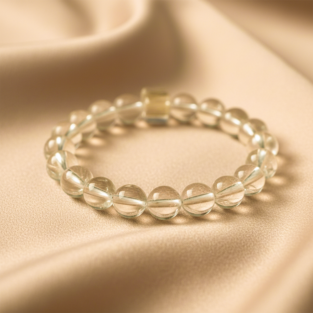 Clear Quartz Silver Clarity Harmony Bracelet