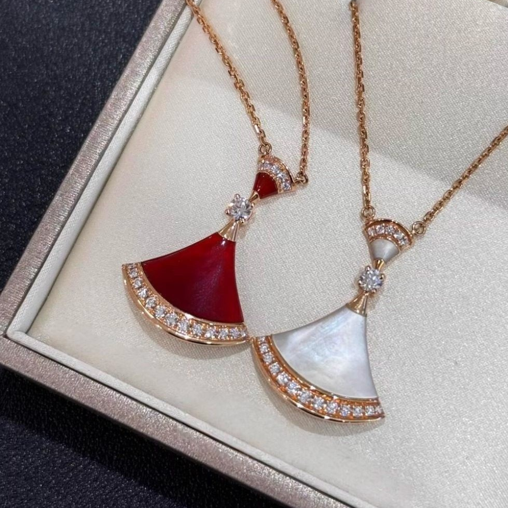 Crystal Ballerina Dress Necklace