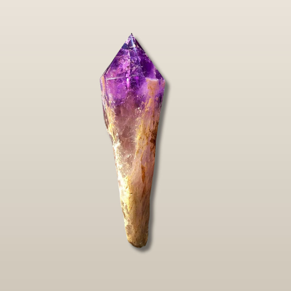 Amethyst Healing Energy Crystal Wand Decor