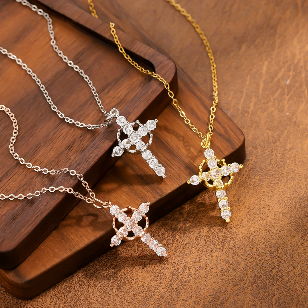 Cross Necklace Minimalist Dainty Pendant Necklace