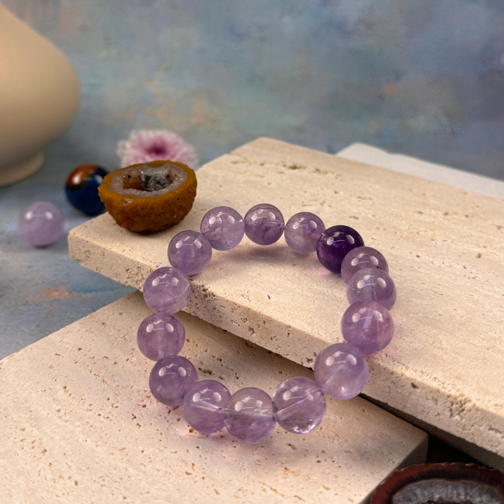 Amethyst Clarity Peace Balance Bracelet