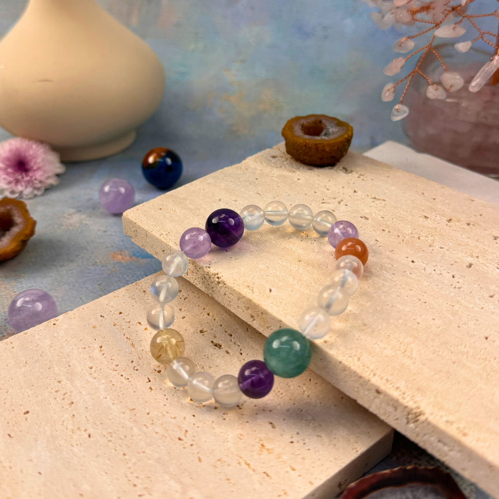 Seven Chakra Energy Balance Healing Bracelet