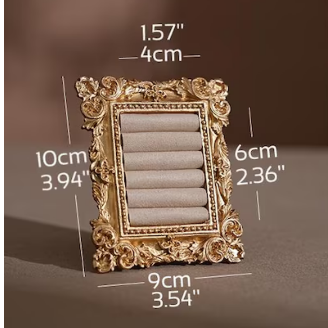 Vintage Velvet Jewelry Storage Display Tray Organizer