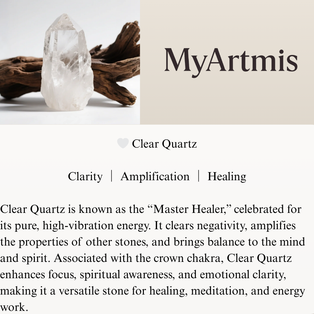 Clear Quartz Apatite Healing Energy Clarity Protection Bracelet