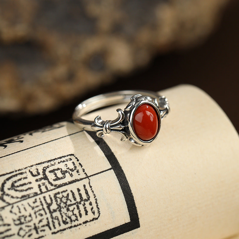 Hetian Jade Pietersite Harmony Protection Ring