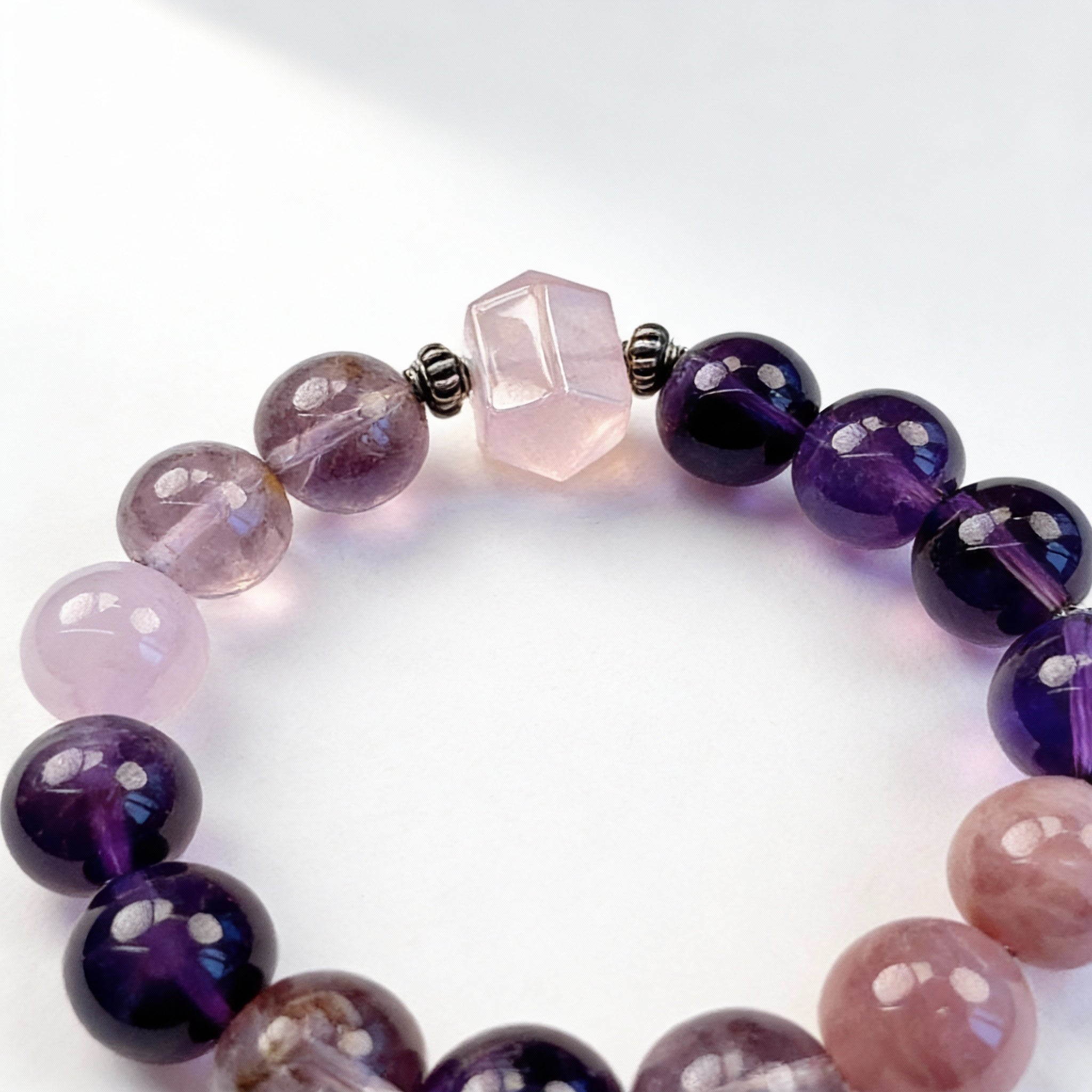 Amethyst Rose Quartz Harmony Bracelet