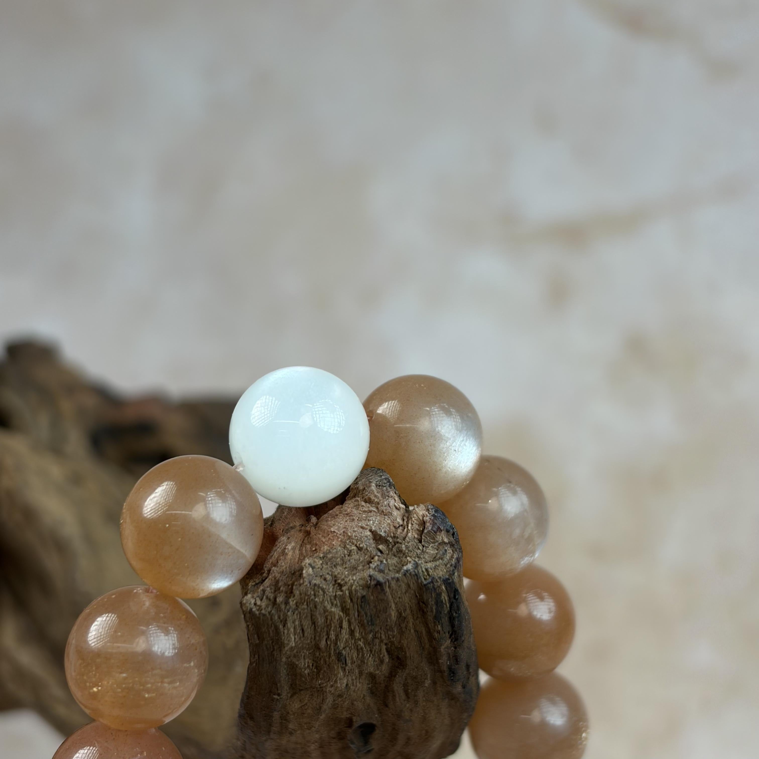 Sunstone Moonstone Carnelian Harmony Bracelet