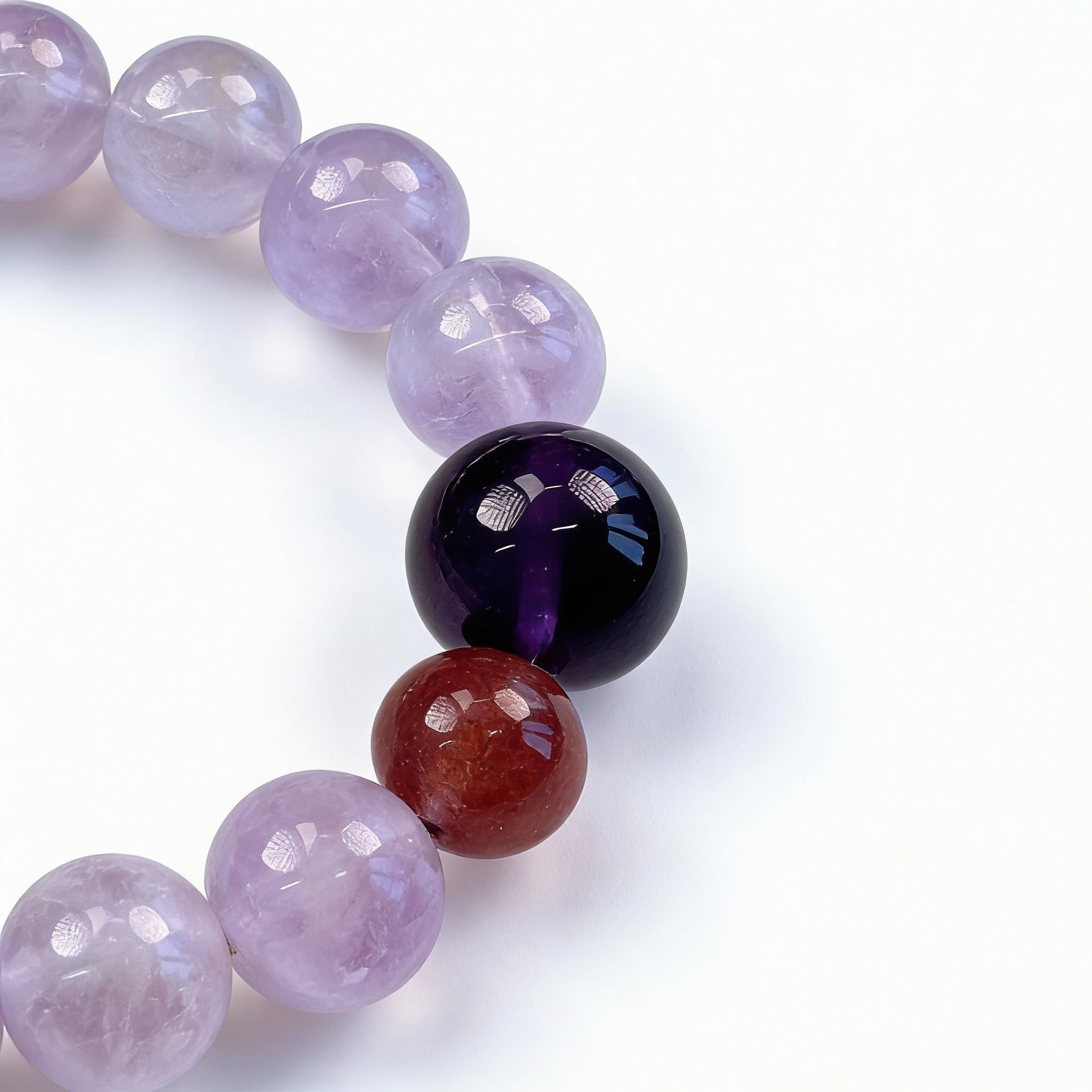 Amethyst Sunstone Spiritual Harmony Bracelet