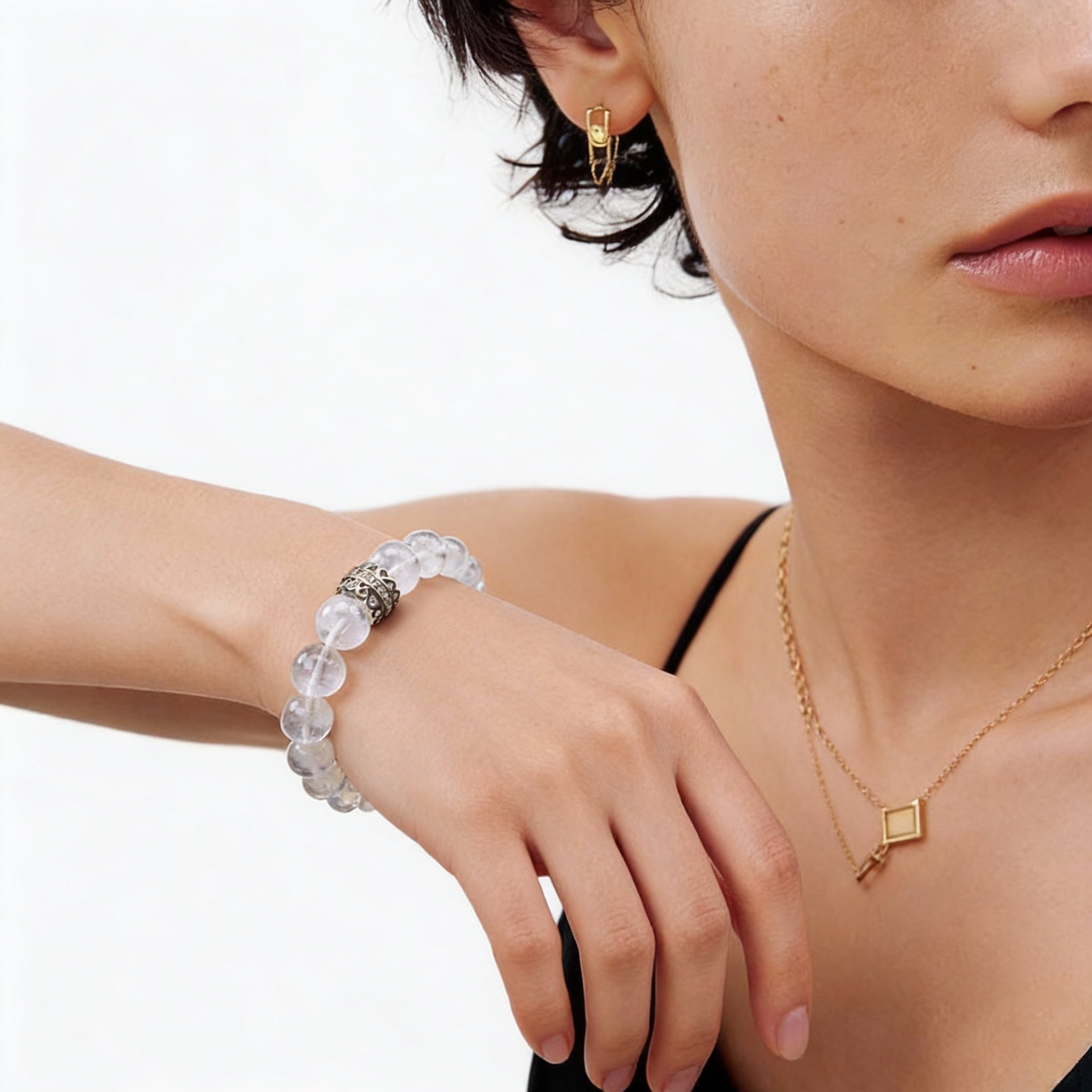 Clear Quartz Clarity Harmony Healing Bracelet