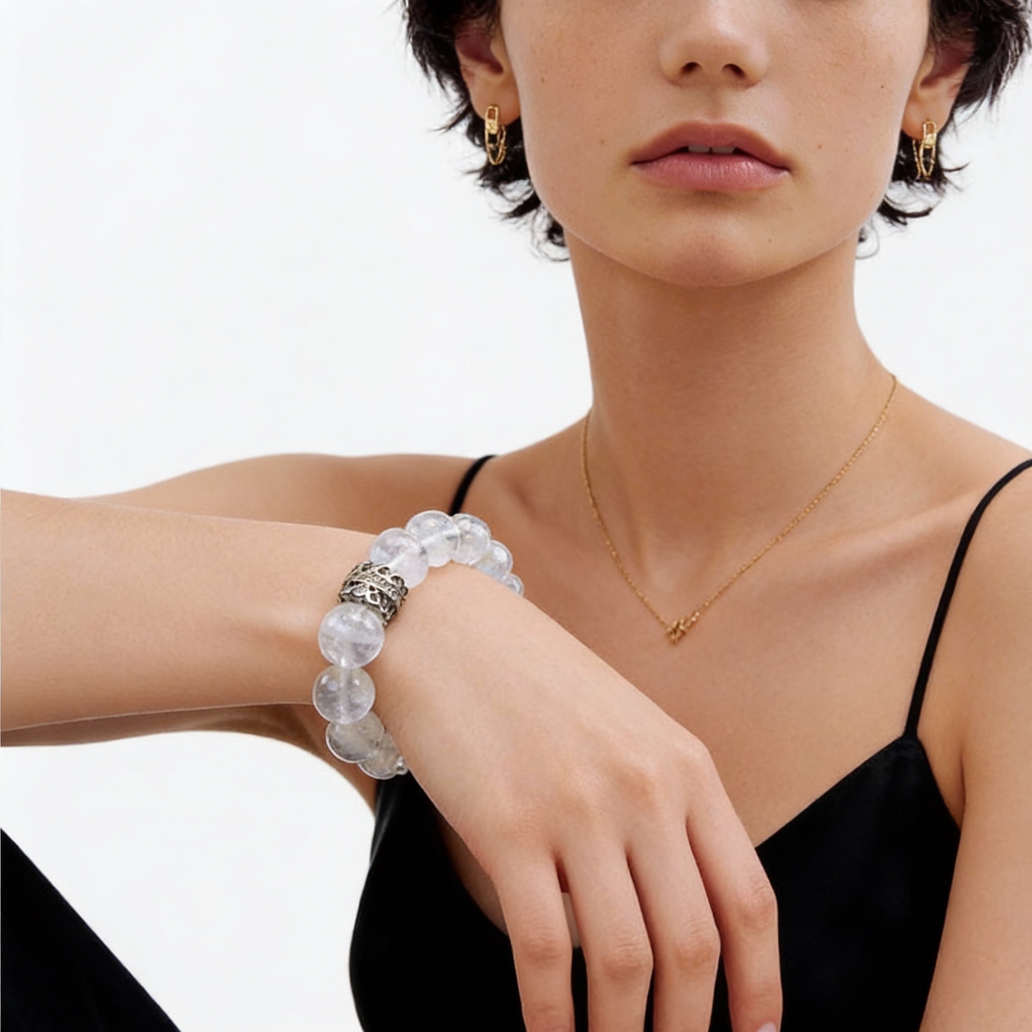 Clear Quartz Clarity Harmony Healing Bracelet