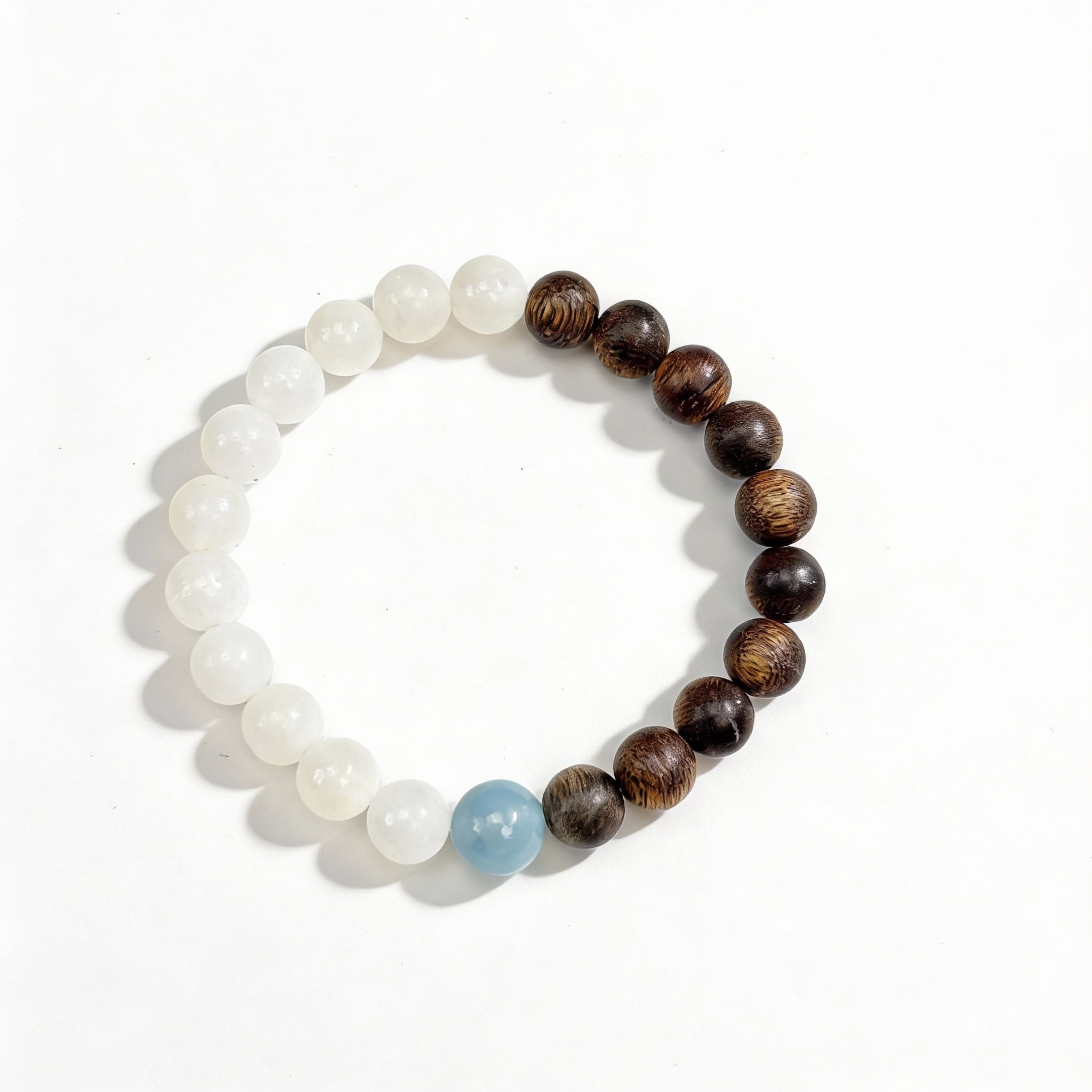 Moonstone Aquamarine Serenity Bracelet