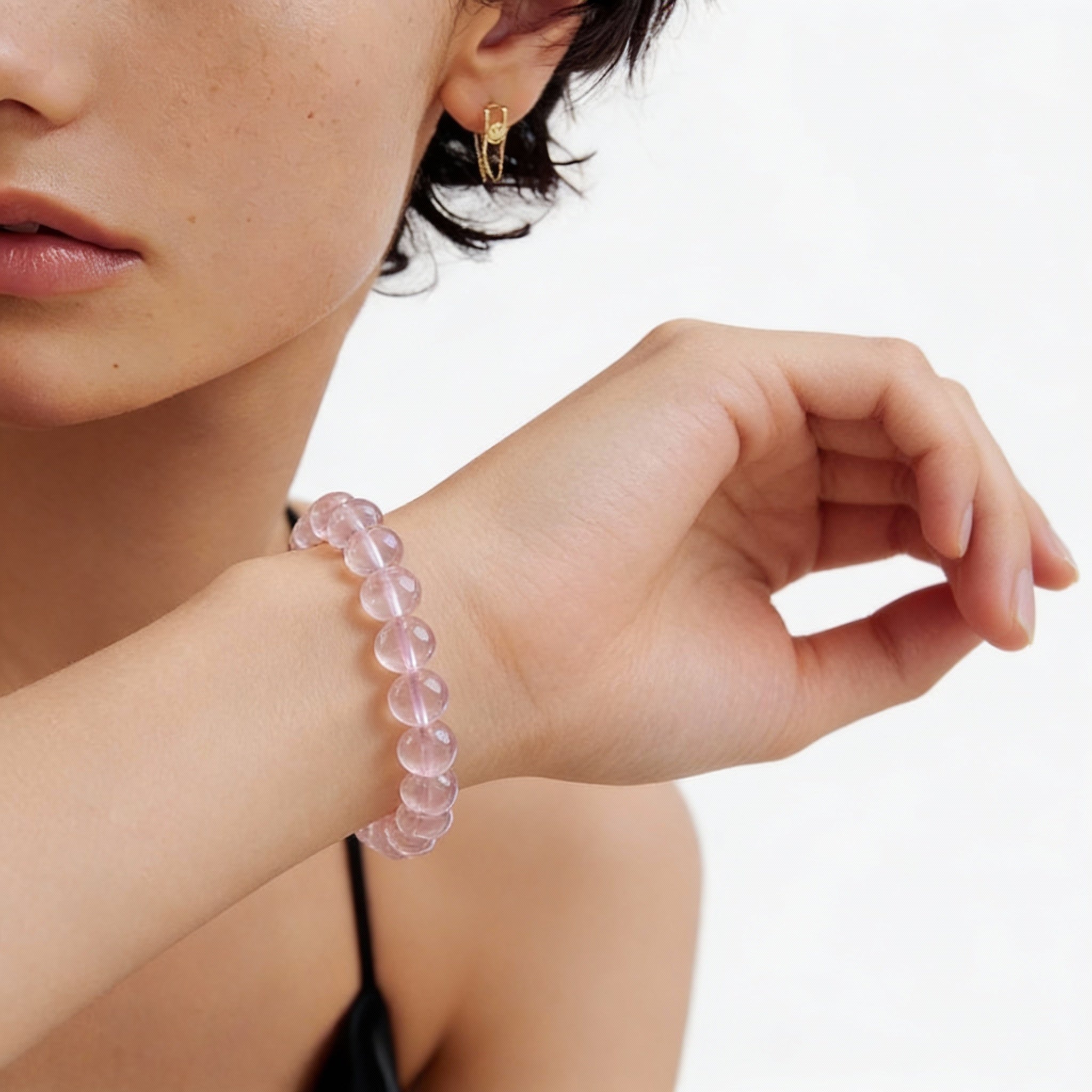 Rose Quartz Serenity Healing Crystal Bracelet