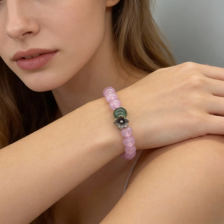 Lavender Amethyst Aventurine Serenity Bracelet