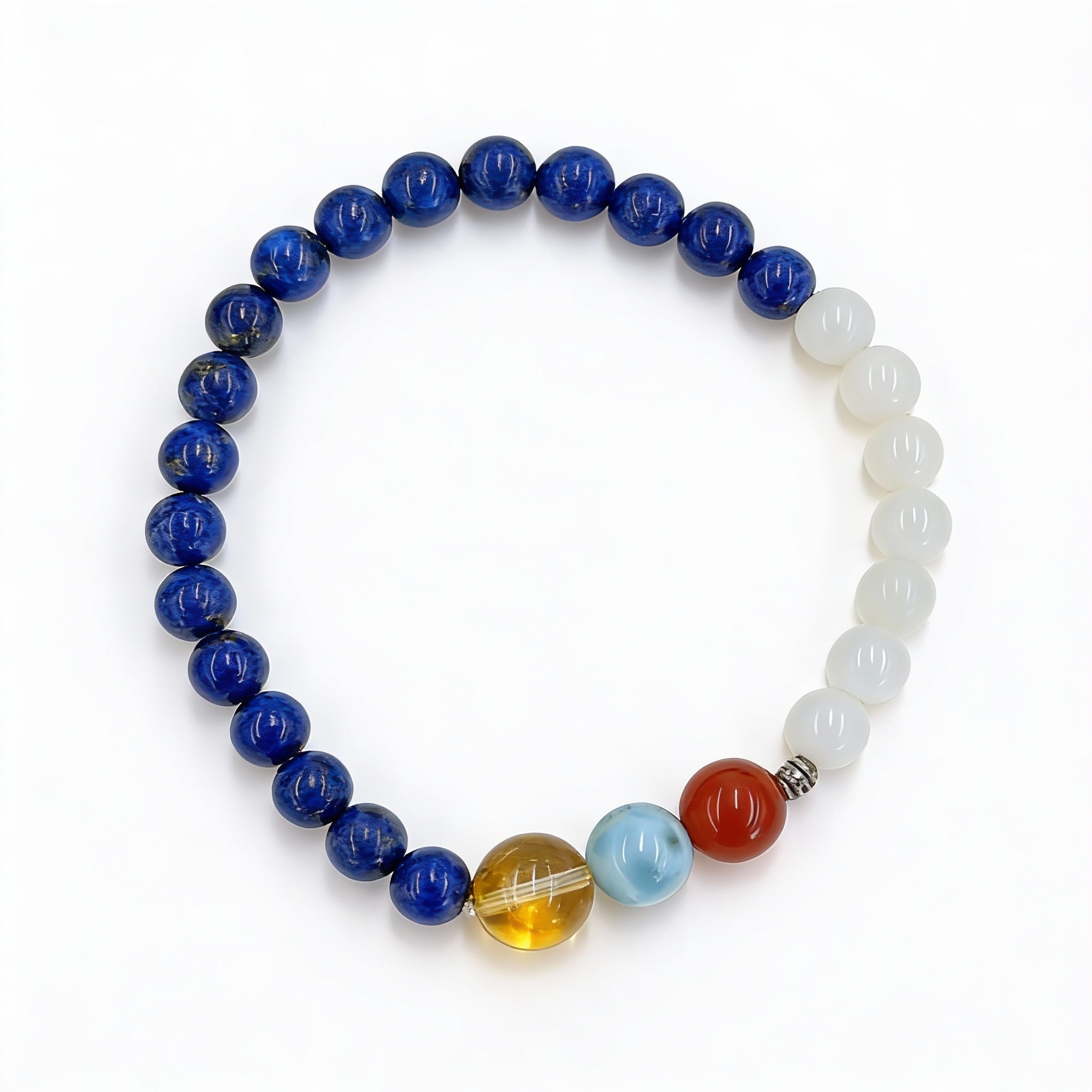 Lapis Lazuli Moonstone Communication Bracelet
