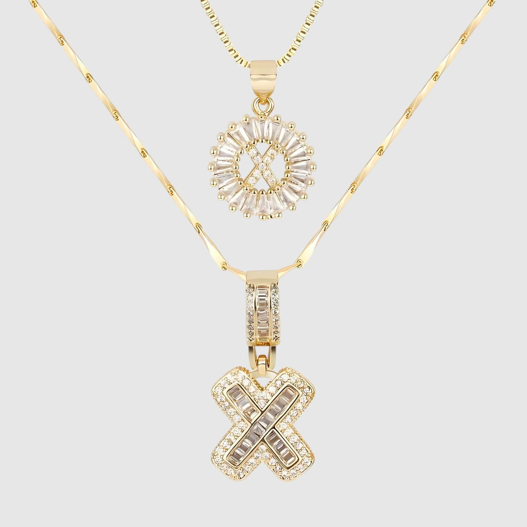 A–Z Lab Grown Diamond Plated Letter Necklace