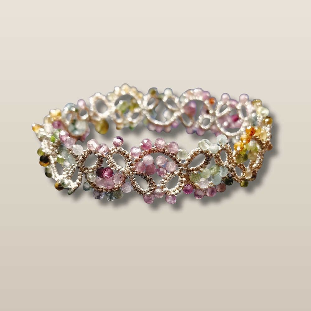 Handmade Multicolor Woven Beaded Bracelet