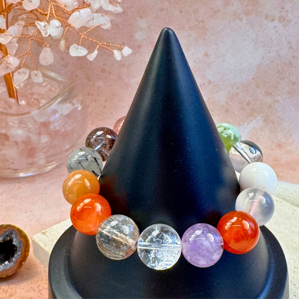 Multi Crystal Harmony Blessing Bracelet