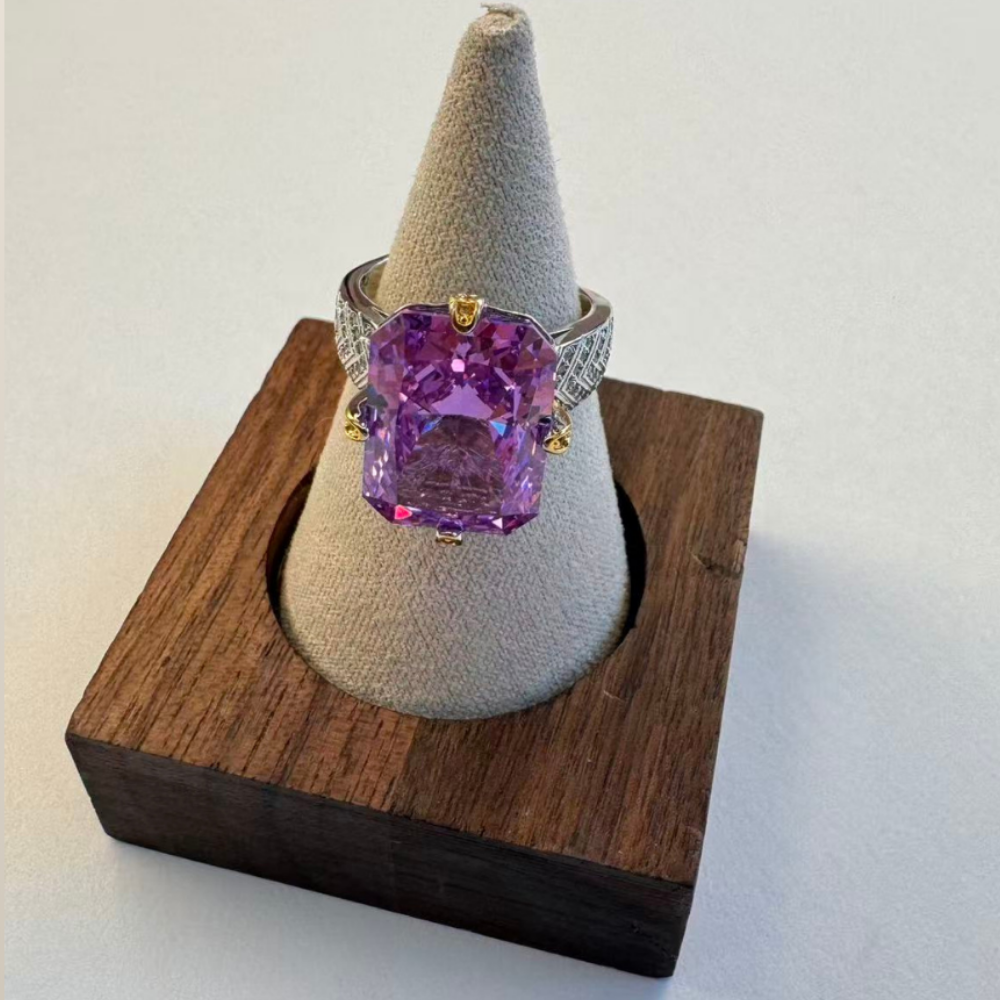 Amethyst Serenity Radiance Healing Ring