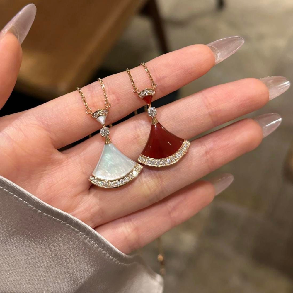 Crystal Ballerina Dress Necklace