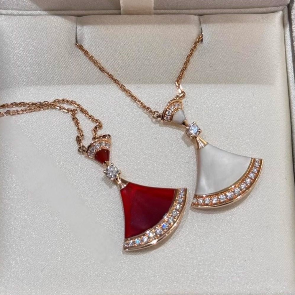 Crystal Ballerina Dress Necklace