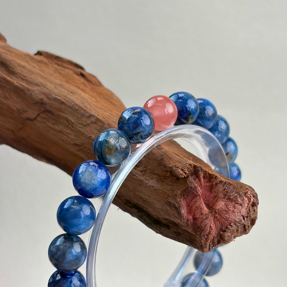 Rose Quartz Kyanite Love Harmony Bracelet