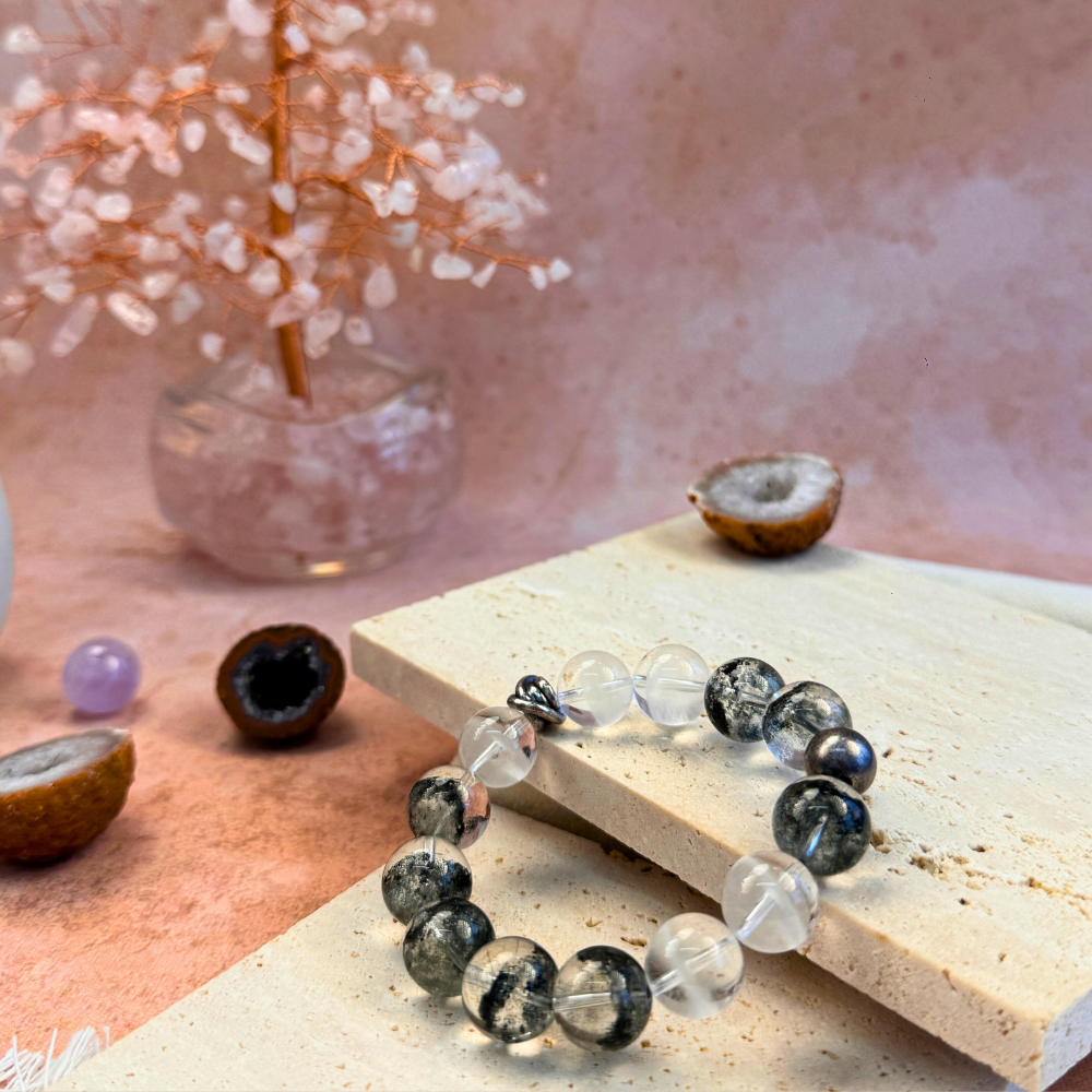 Green Phantom Quartz Abundance Bracelet