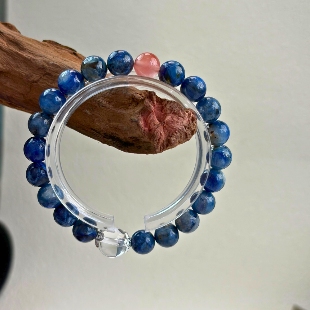 Rose Quartz Kyanite Love Harmony Bracelet