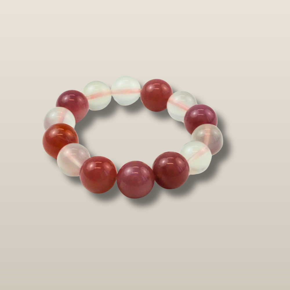 Rose Quartz Clear Quartz Love Harmony Bracelet