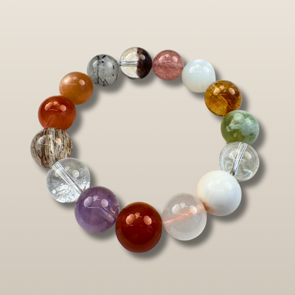 Multi Crystal Harmony Blessing Bracelet
