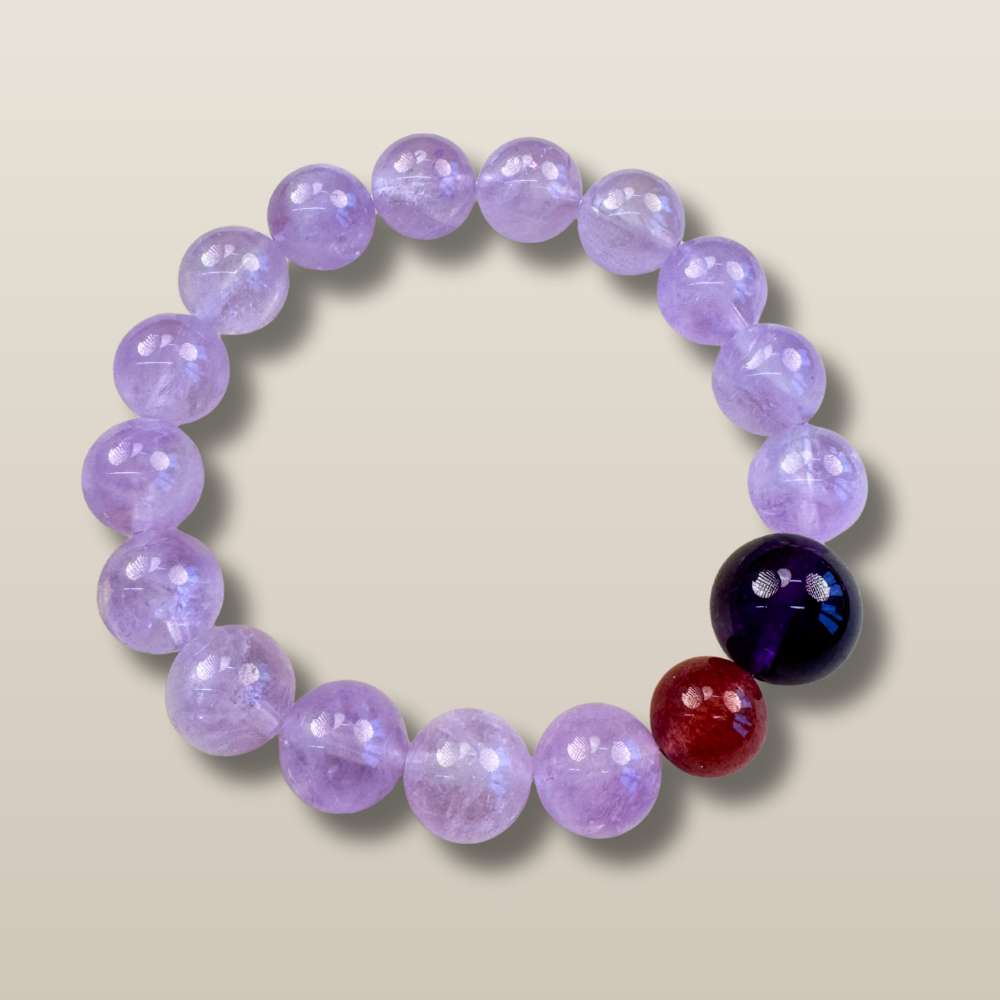 Amethyst Sunstone Spiritual Harmony Bracelet