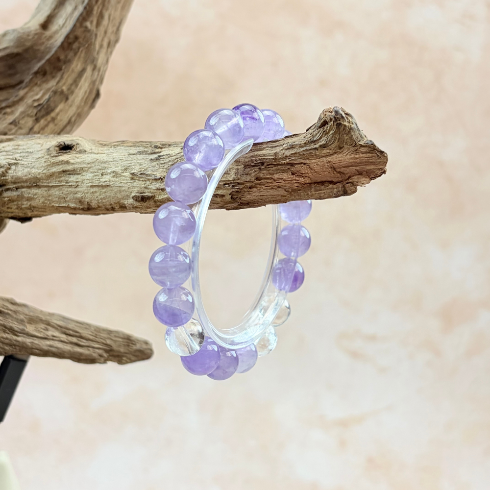 Amethyst Clear Quartz Harmony Bracelet
