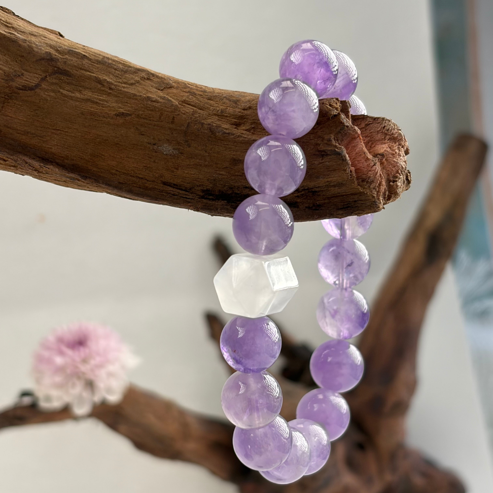 Amethyst Rose Quartz Harmony Bracelet