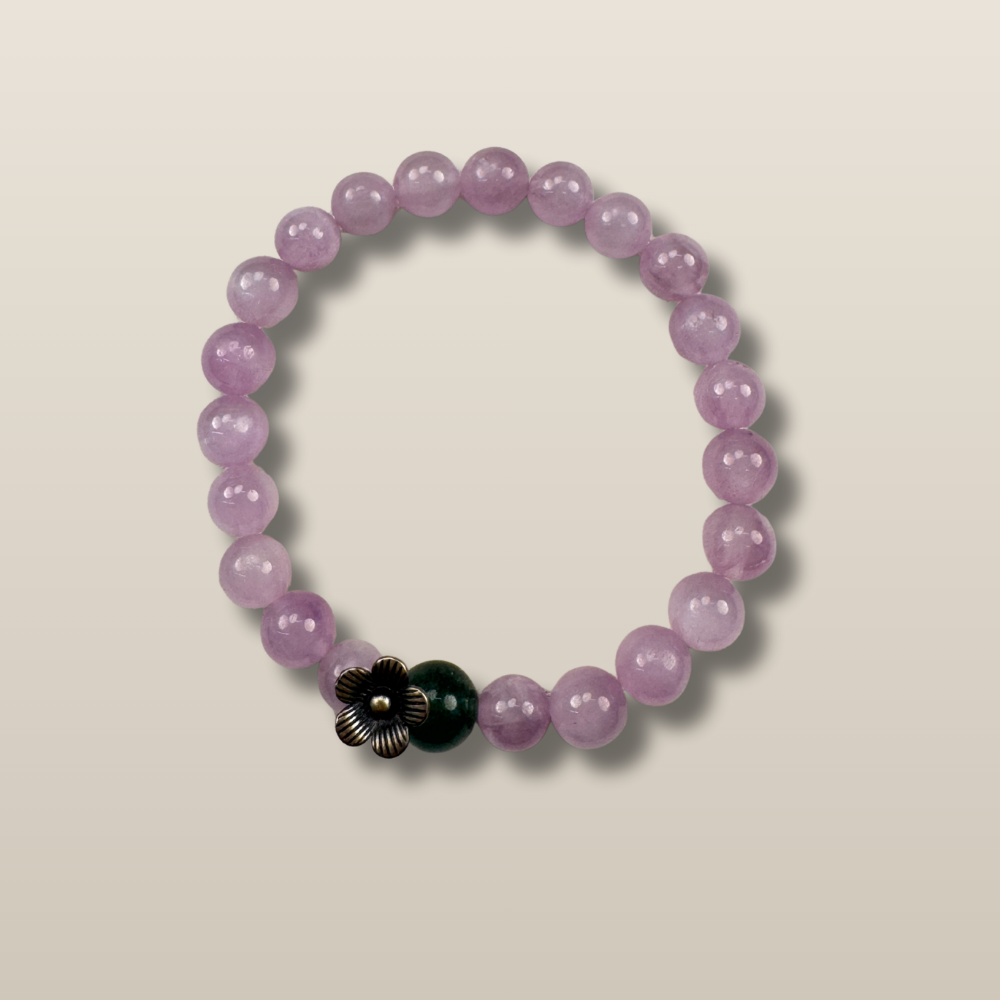 Lavender Amethyst Aventurine Serenity Bracelet