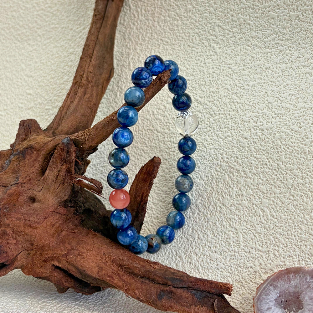 Rose Quartz Kyanite Love Harmony Bracelet
