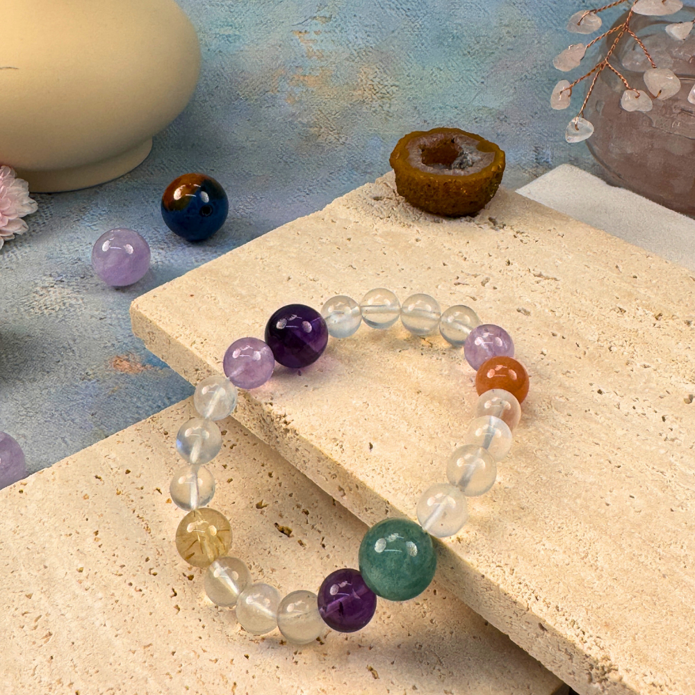 Seven Chakra Energy Balance Healing Bracelet