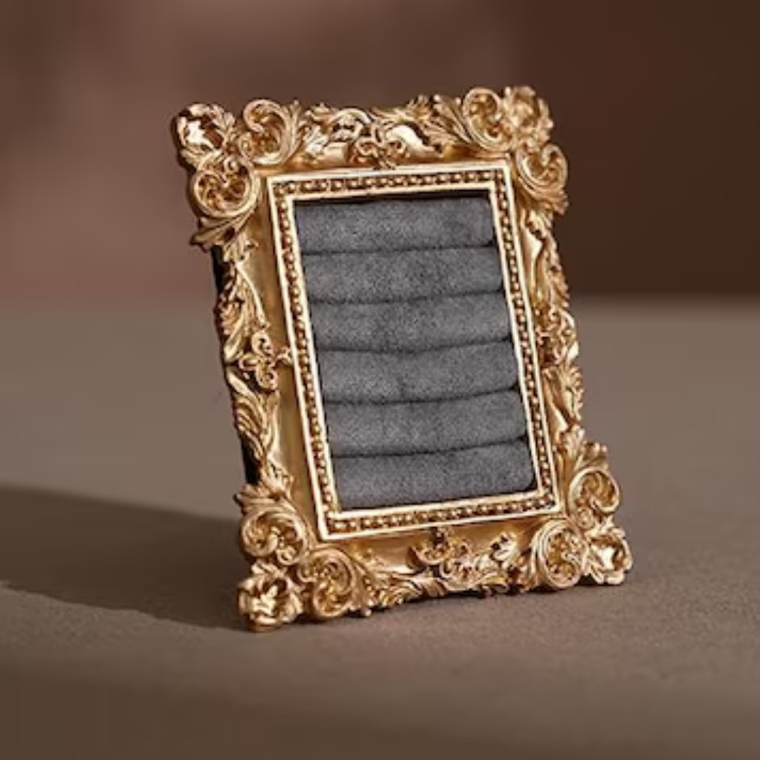 Vintage Velvet Jewelry Storage Display Tray Organizer