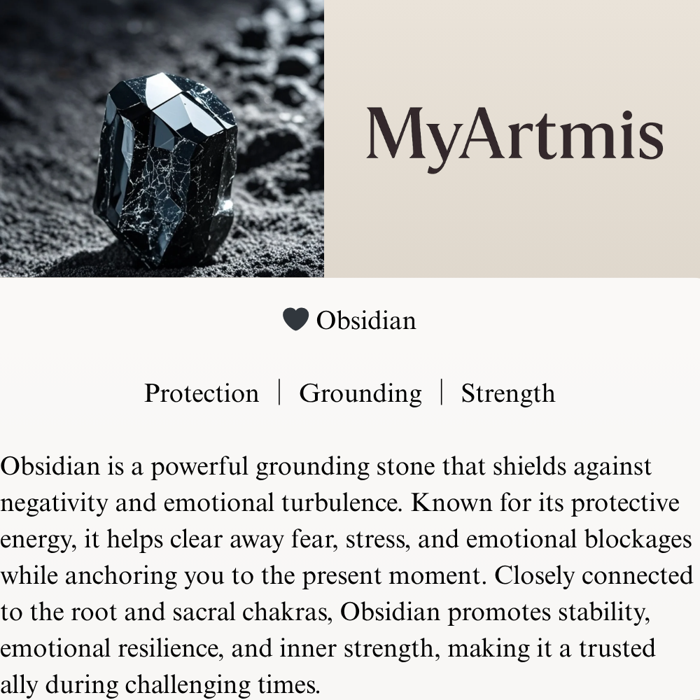 Obsidian Golden Rutilated Quartz Wealth Protection Bracelet