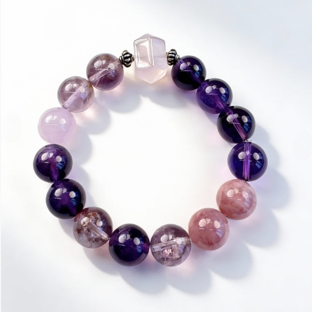 Amethyst Rose Quartz Harmony Bracelet