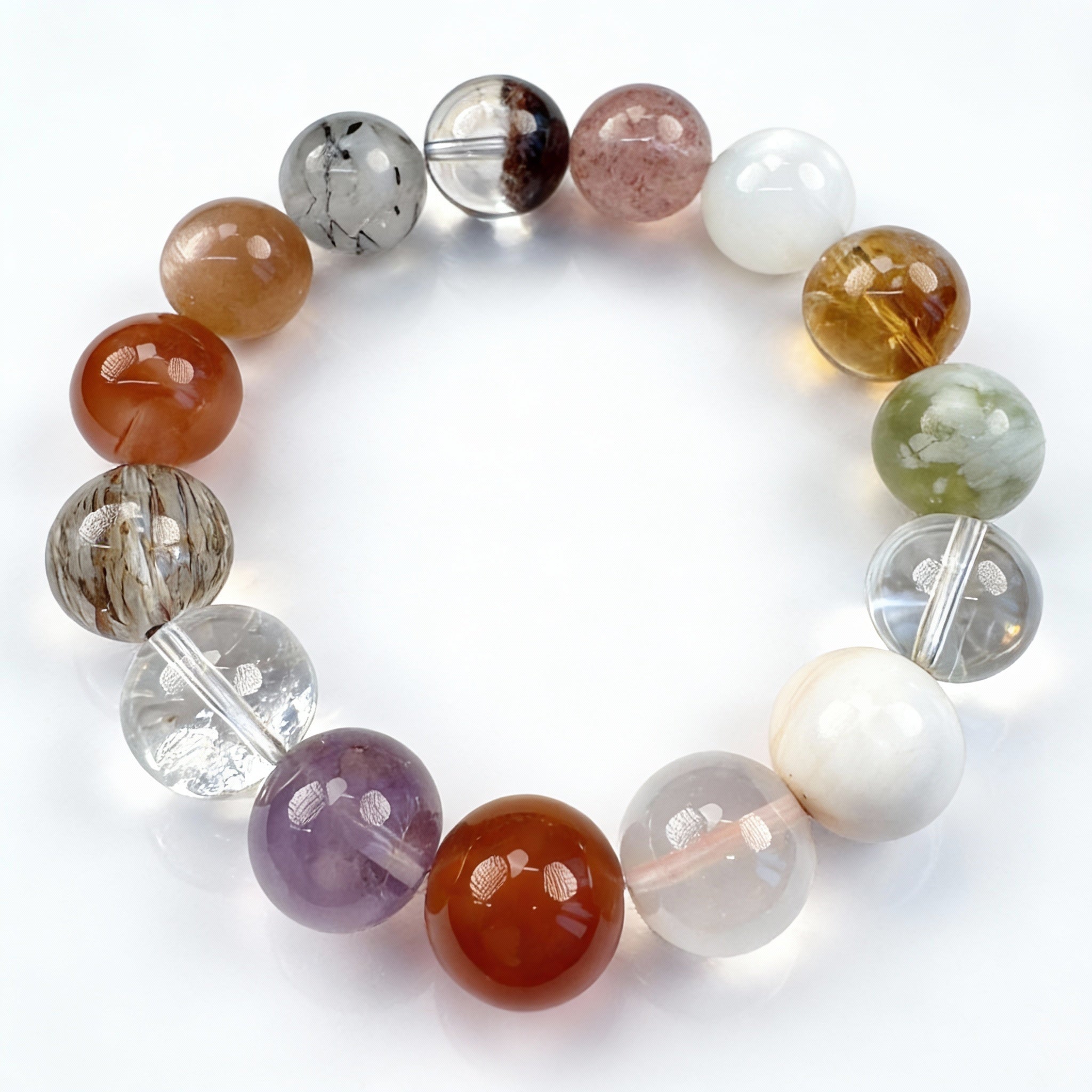 Multi Crystal Harmony Blessing Bracelet