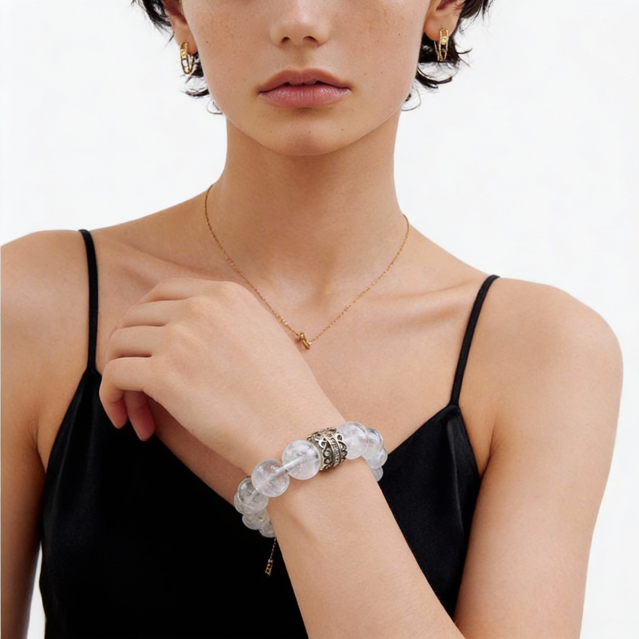 Clear Quartz Clarity Harmony Healing Bracelet