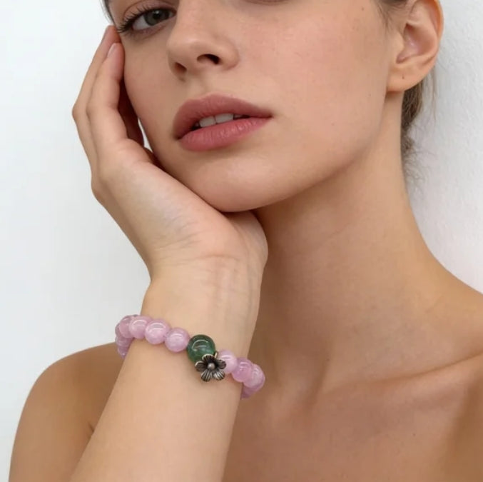 Lavender Amethyst Aventurine Serenity Bracelet