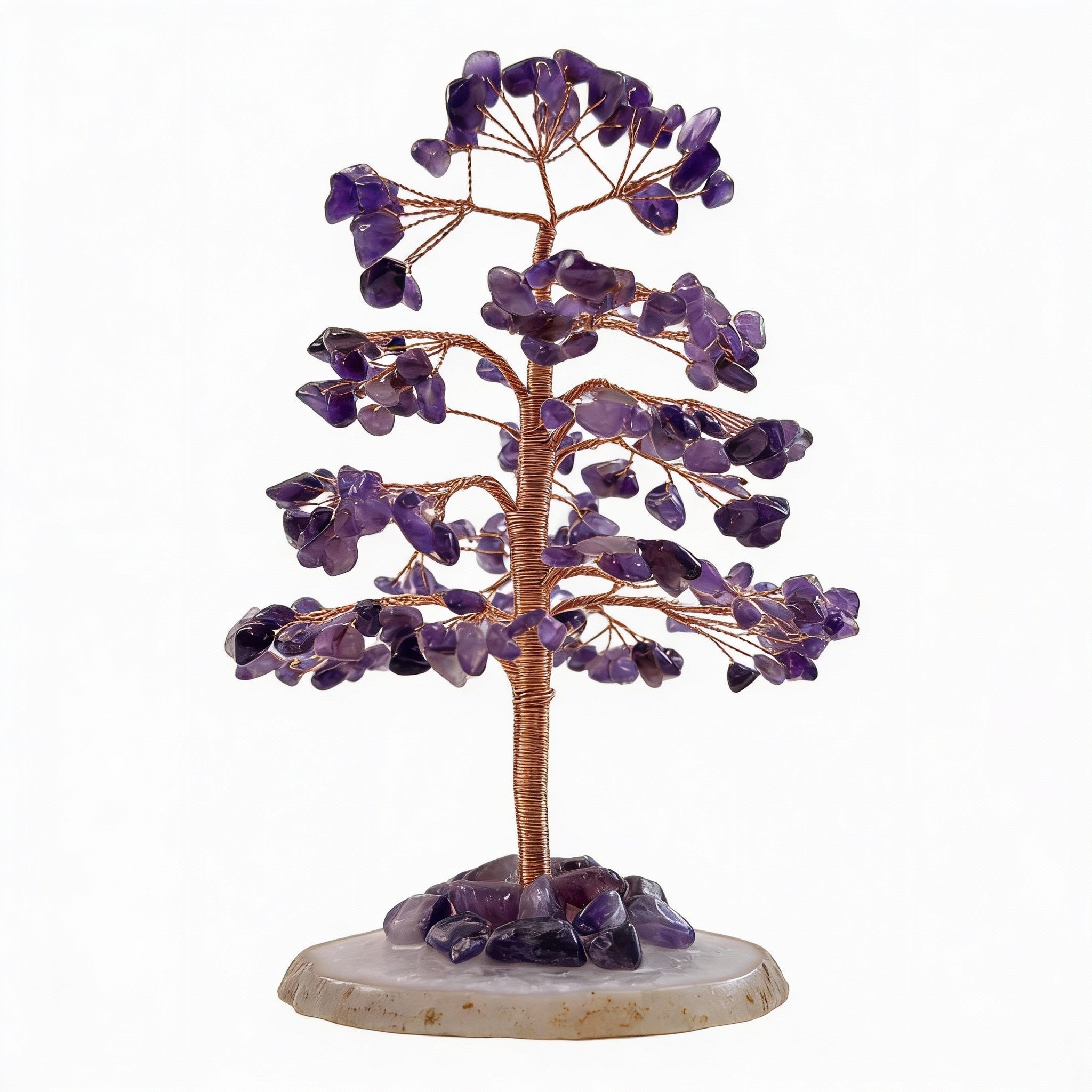Amethyst Healing Protection Birthday Gift February Crystal Tree