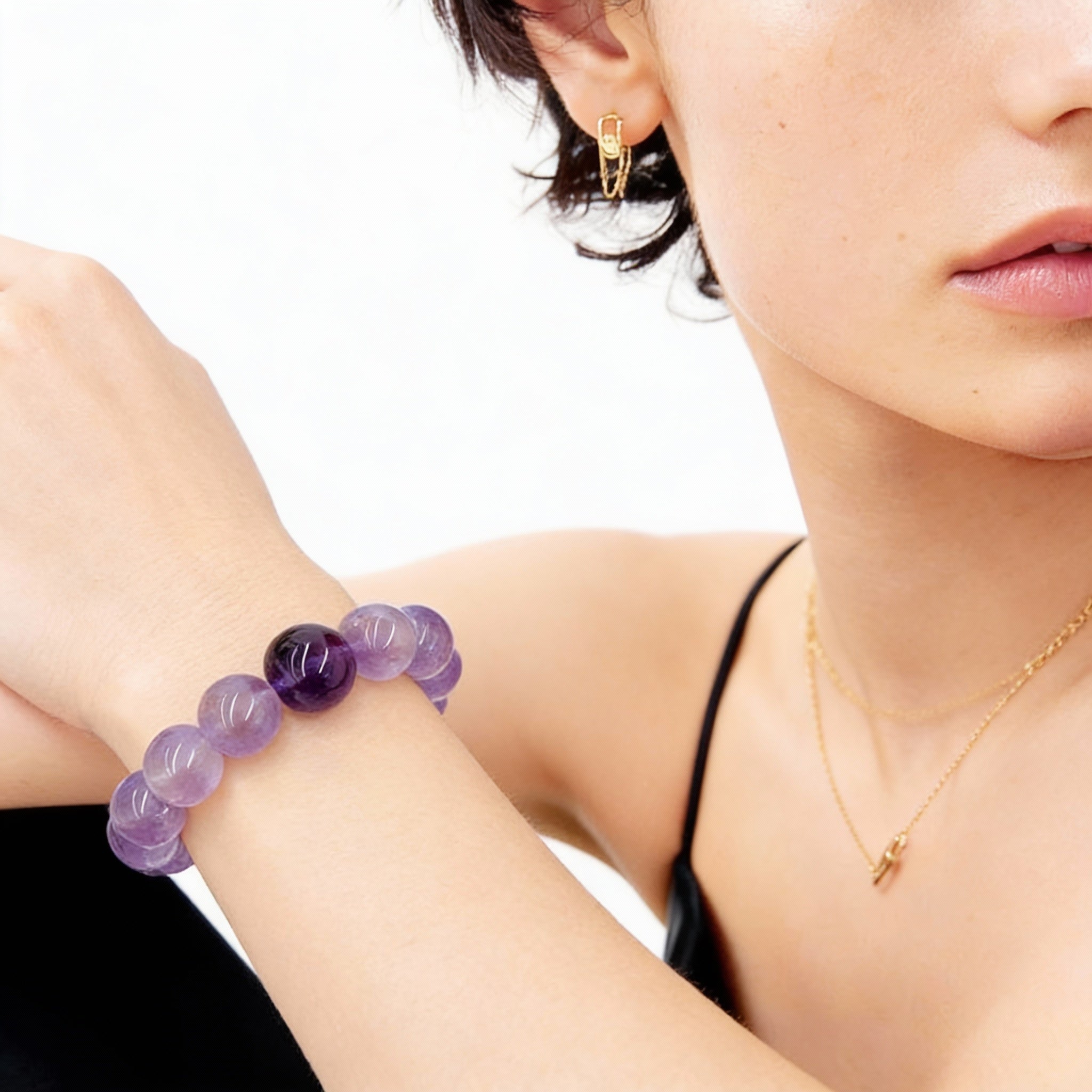 Amethyst Clarity Peace Balance Bracelet