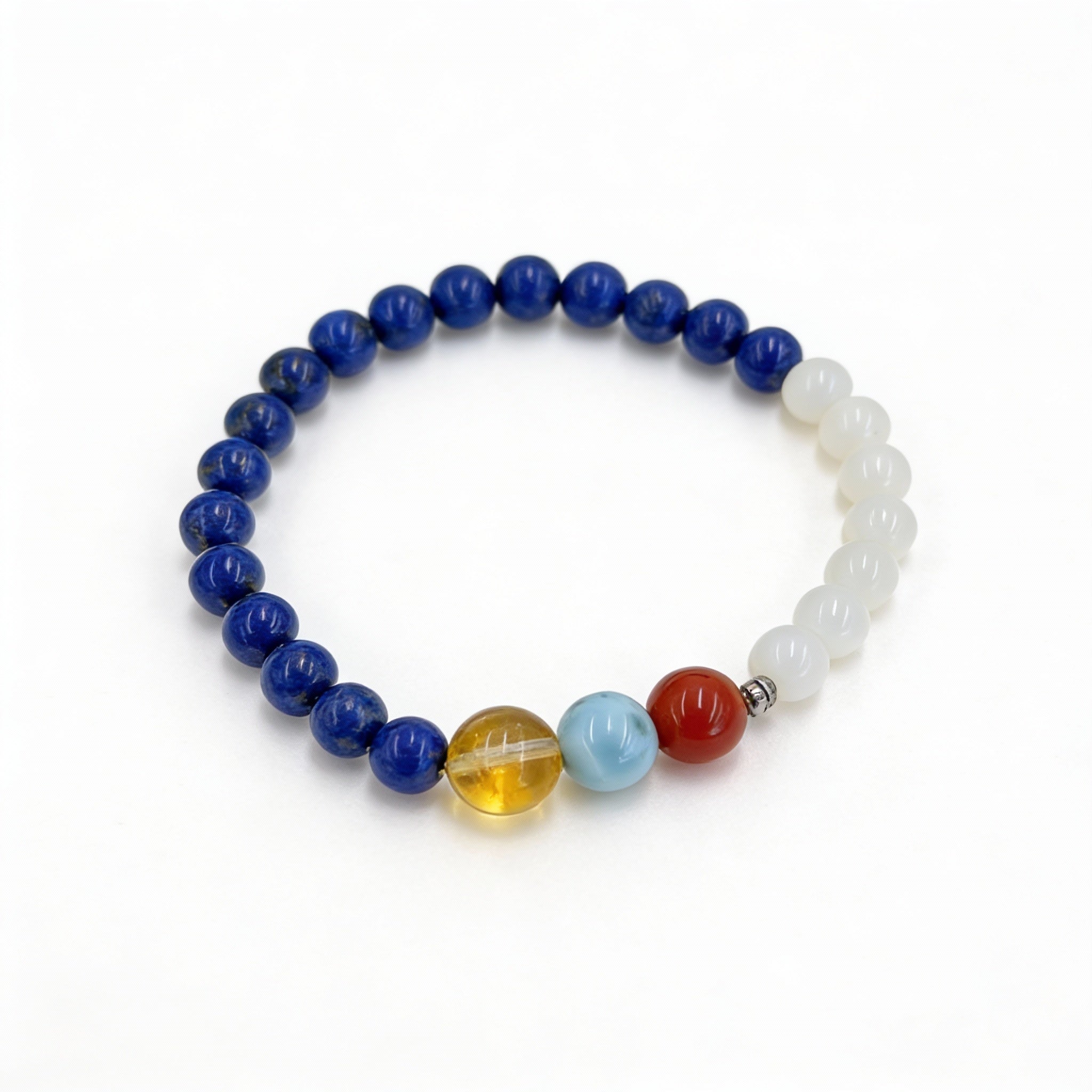 Lapis Lazuli Moonstone Communication Bracelet