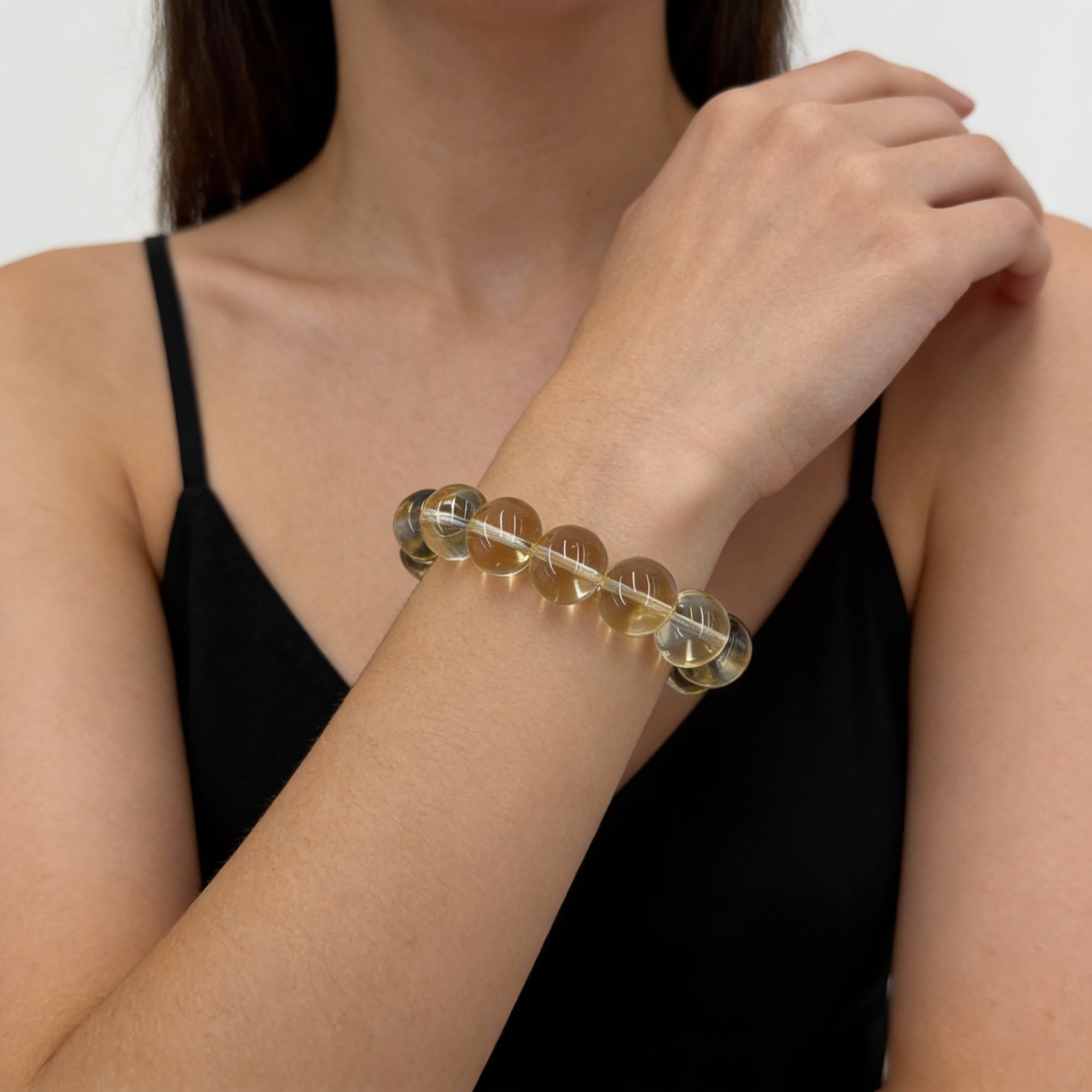 Tiger’s Eye Clear Quartz Protection Bracelet