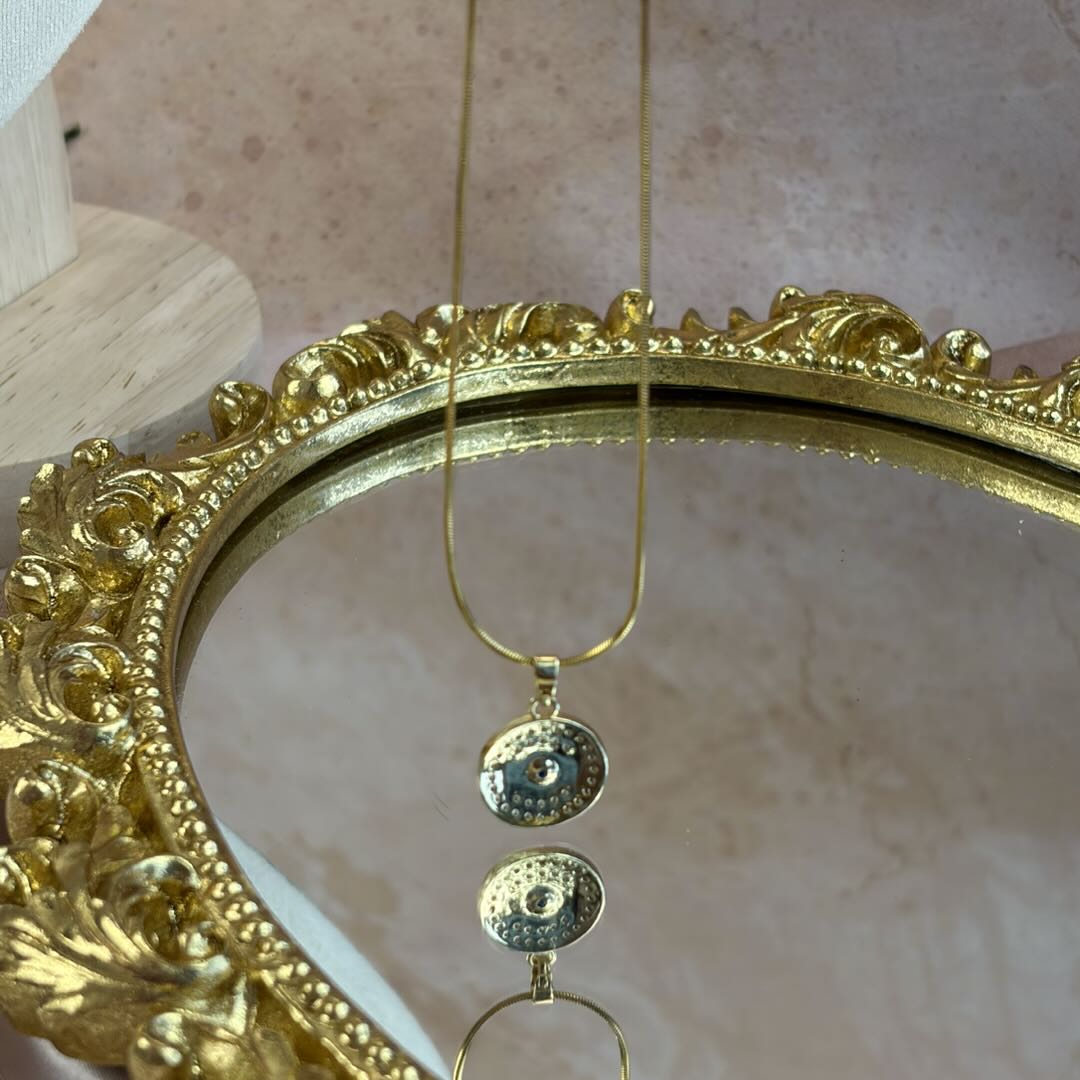 Evil Eye Gold Protection Harmony Necklace
